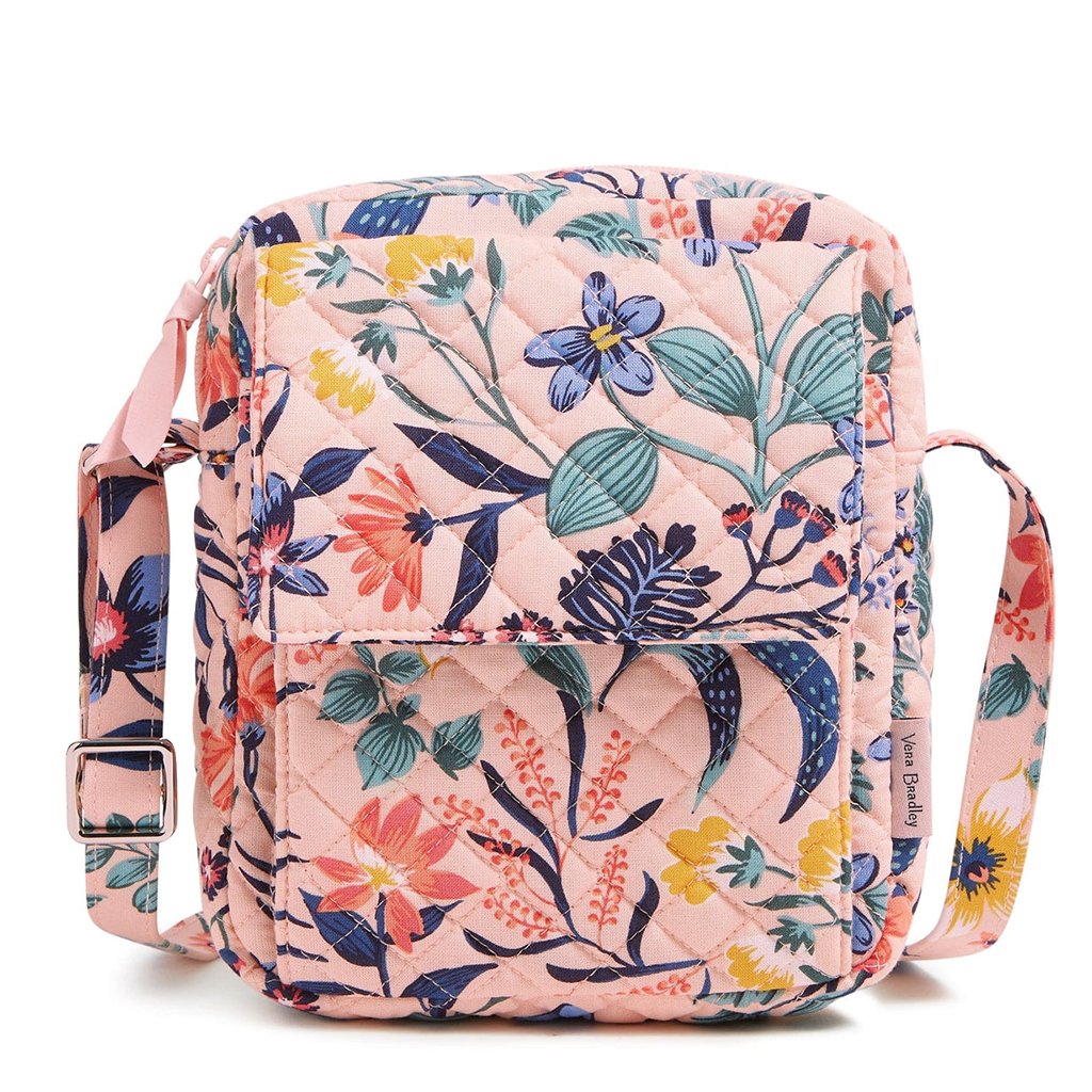 Vera Bradley  Small Crossbody Bag in Paradise Coral