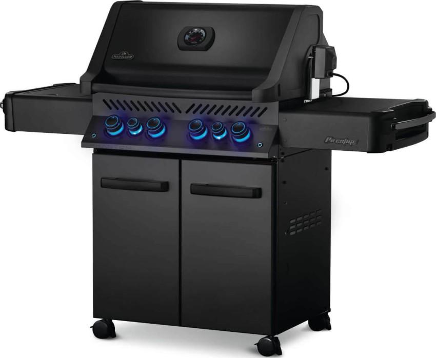 Napoleon Bbq P500RSIBPK3PHM Phantom Prestige 500 Rsib With Infrared Side And Rear Burners , Propane, Matte/Matt Black