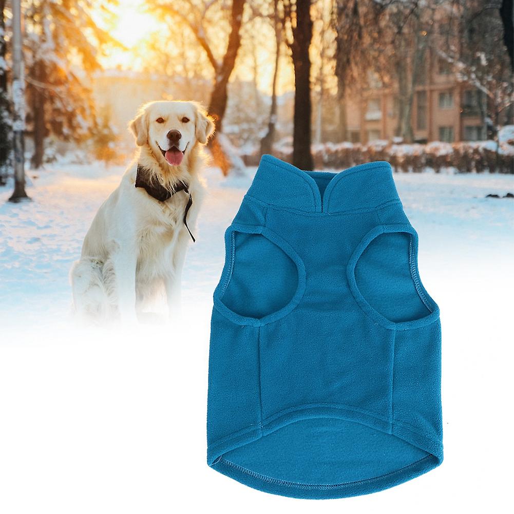 Pet Dog Fleece Clothes Cat Soft Costume Keep Warm For Winter Easily Wear On And Take Offl