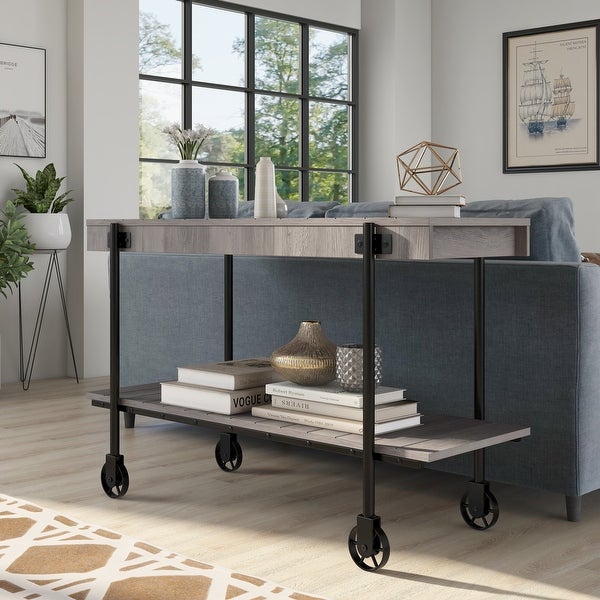 Hyssop Industrial 47-in Console Table by Furniture of America