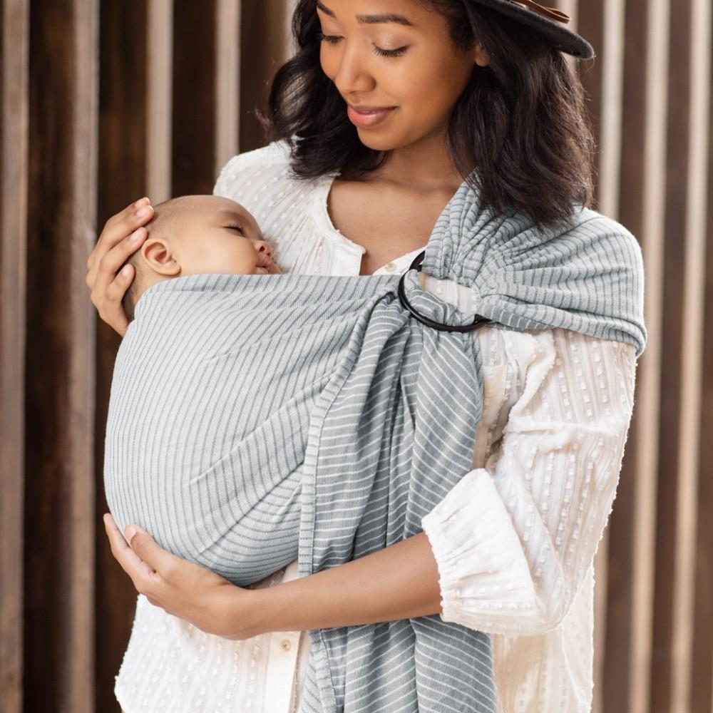 Moby Ring Sling - Silver Streak