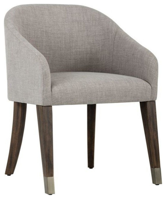 Kellen Armchair Arena Cement Set of 2   Transitional   Armchairs And Accent Chairs   by Virgil Stanis Design  Houzz