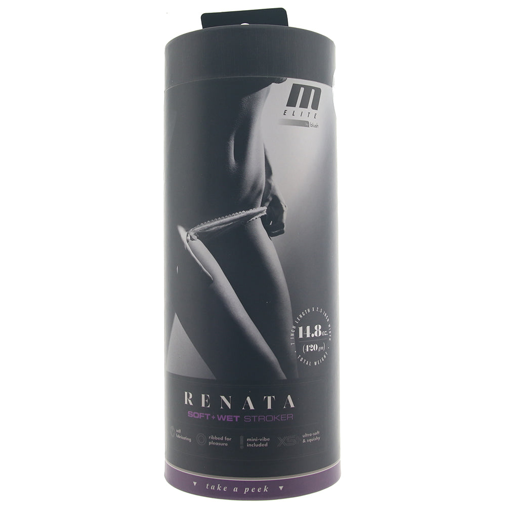 M Elite Soft and Wet Renata Self Lubricating Stroker