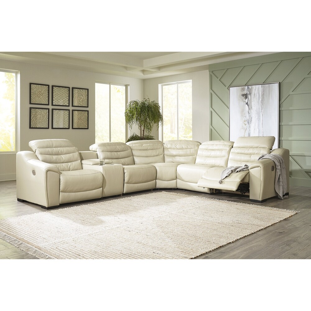 Signature Design by Ashley Center Line 6 Piece Power Reclining Sectional   127\