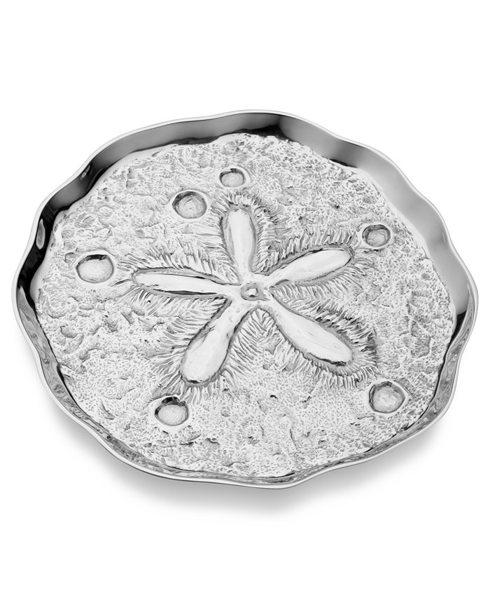 Wilton Armetale Serveware Sea Life Sand Dollar Tray