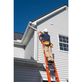 Louisville Ladder 28 ft. Fiberglass Extension Ladder with 300 lbs. Load Capacity Type 1A Duty Rating FE3228