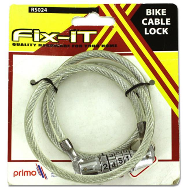 DDI  Bike Combination Cable Lock Case of 12