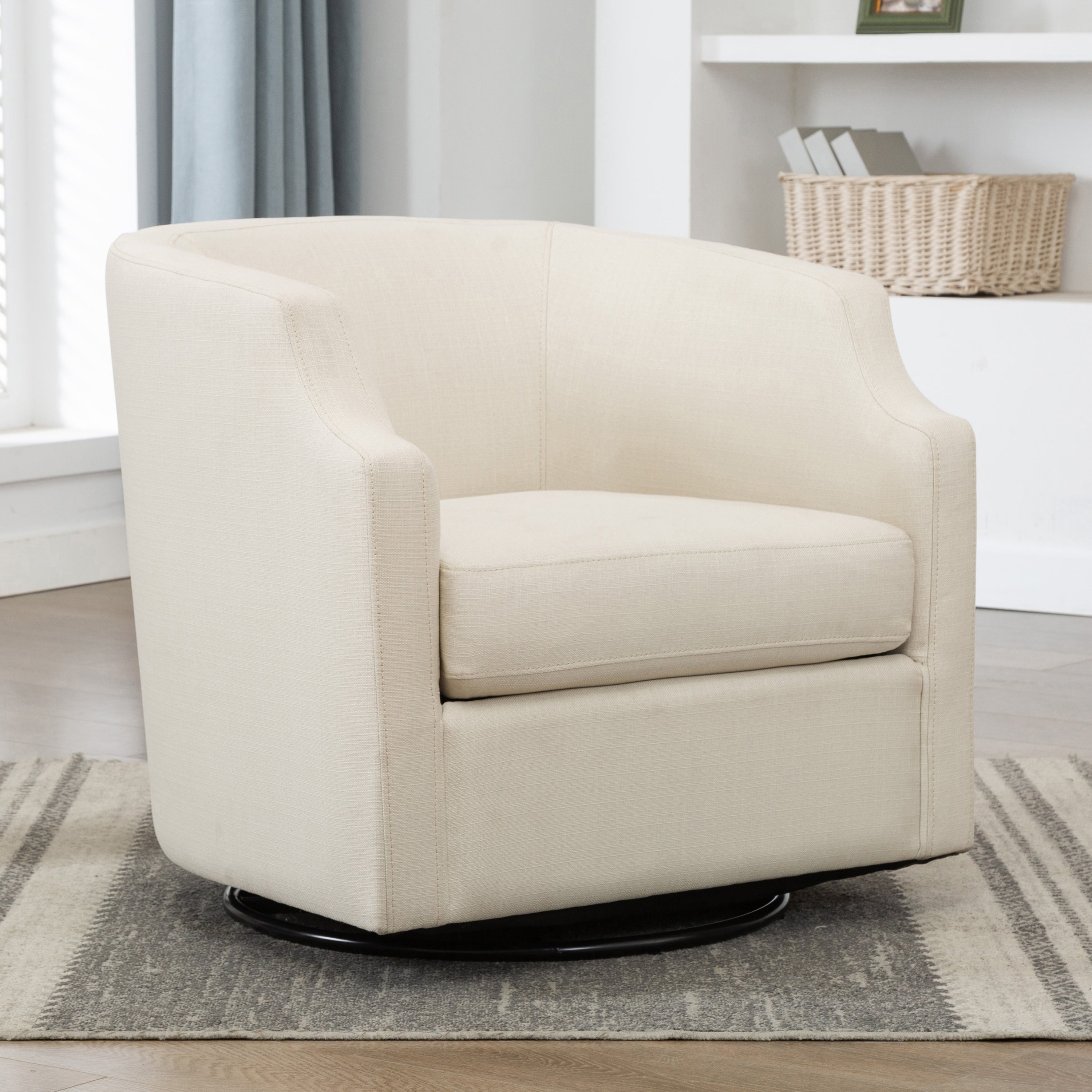 Cayden Swivel Glider Barrel Chair by Greyson Living