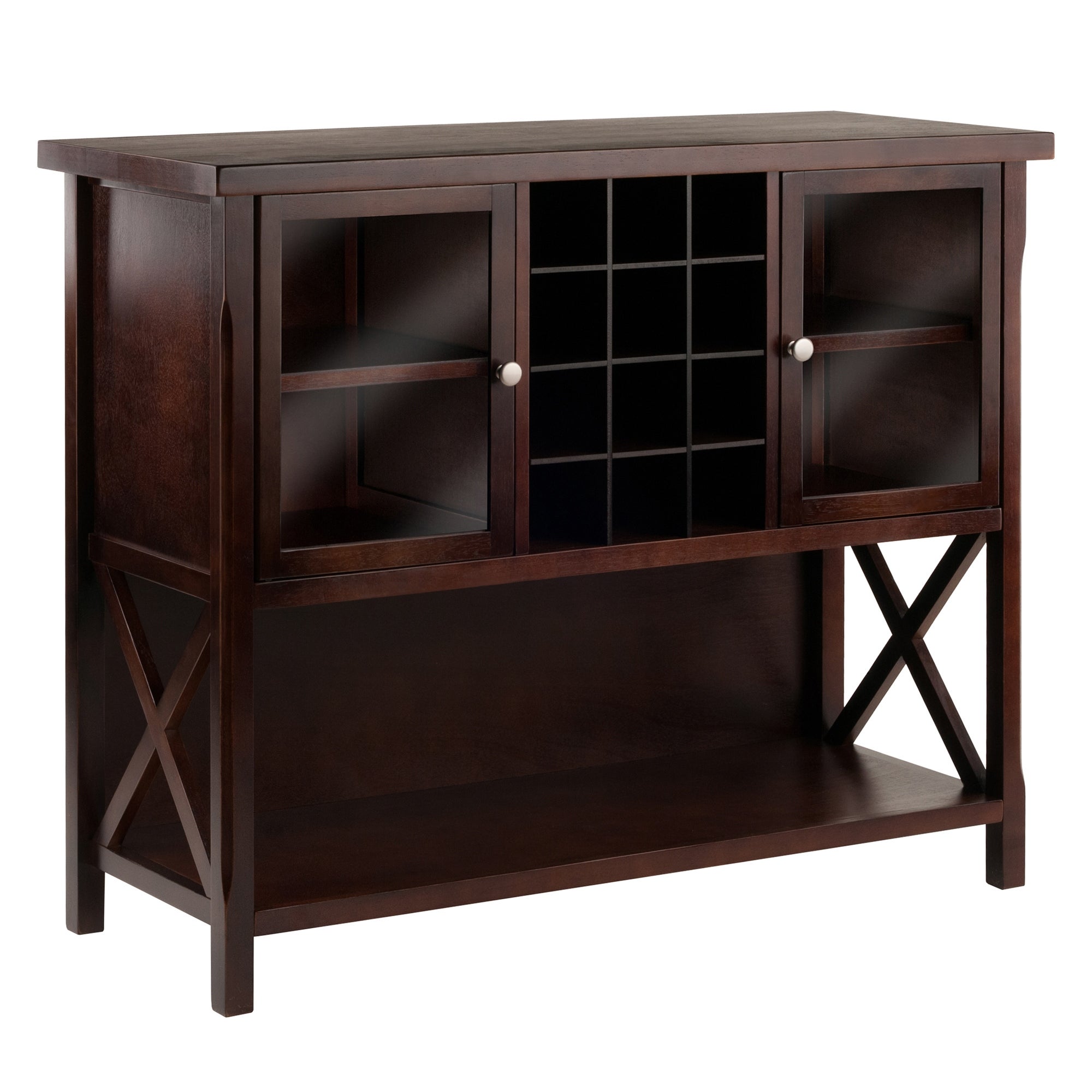 Xola Buffet Cabinet， Cappuccino - 43.8