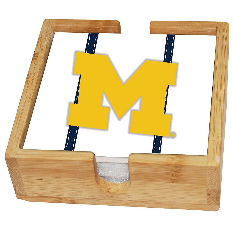 Michigan Wolverines Team Uniform Coaster Set