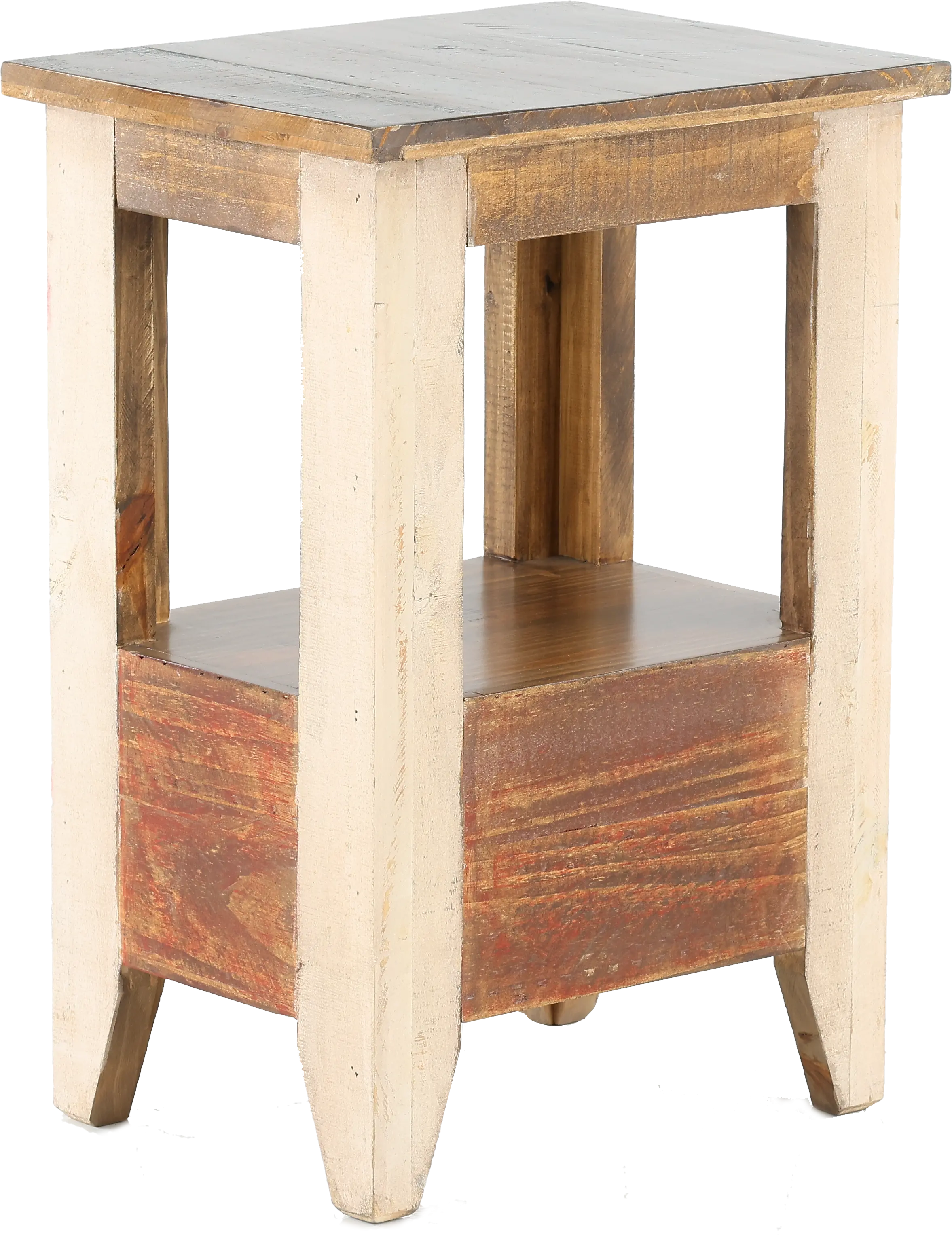 Antique Rustic Side Table