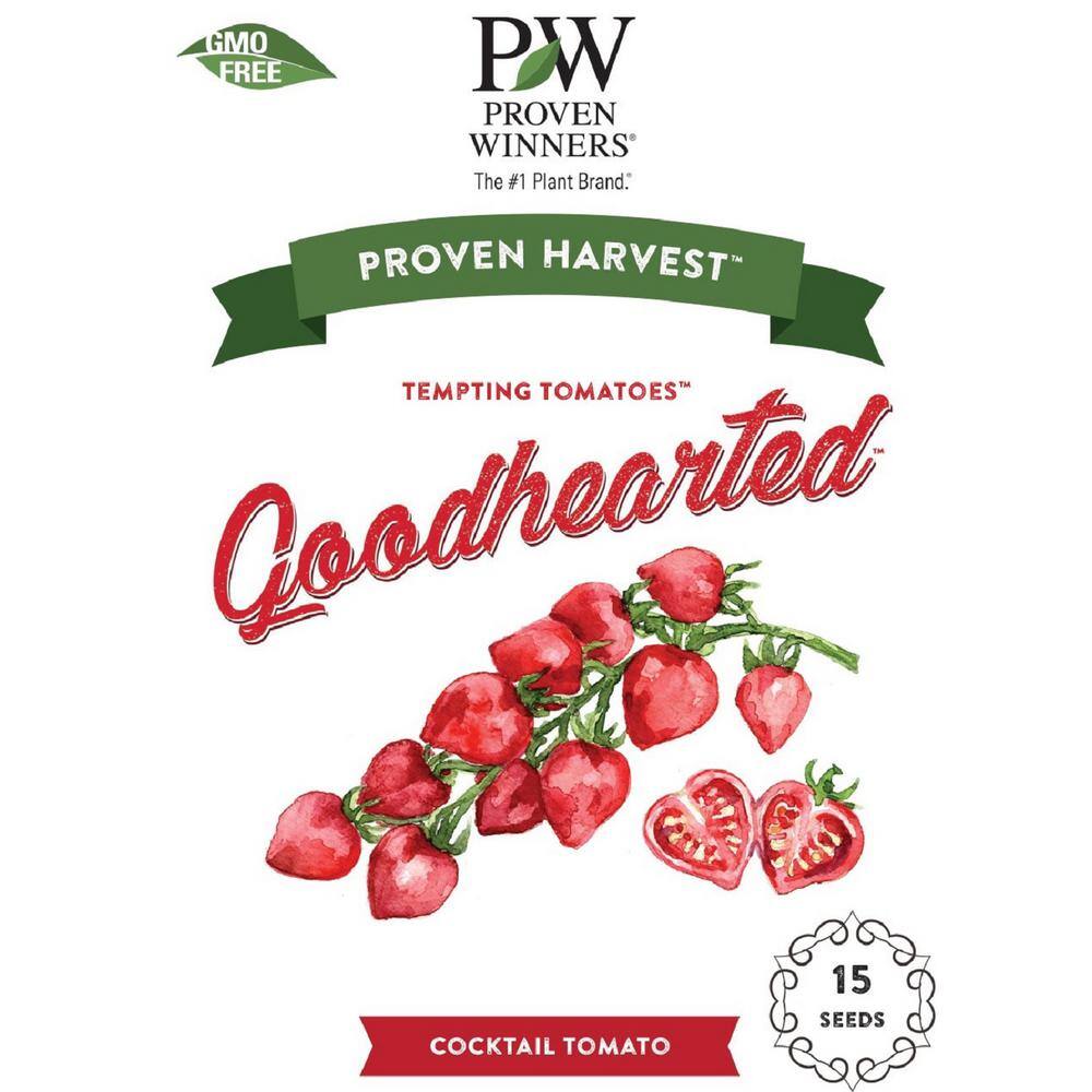 PROVEN WINNERS 15-Count Seeds Tempting Tomatoes Goodhearted (Lycopersicon) Cherry Tomato Seeds ZZRTOM100ZR04