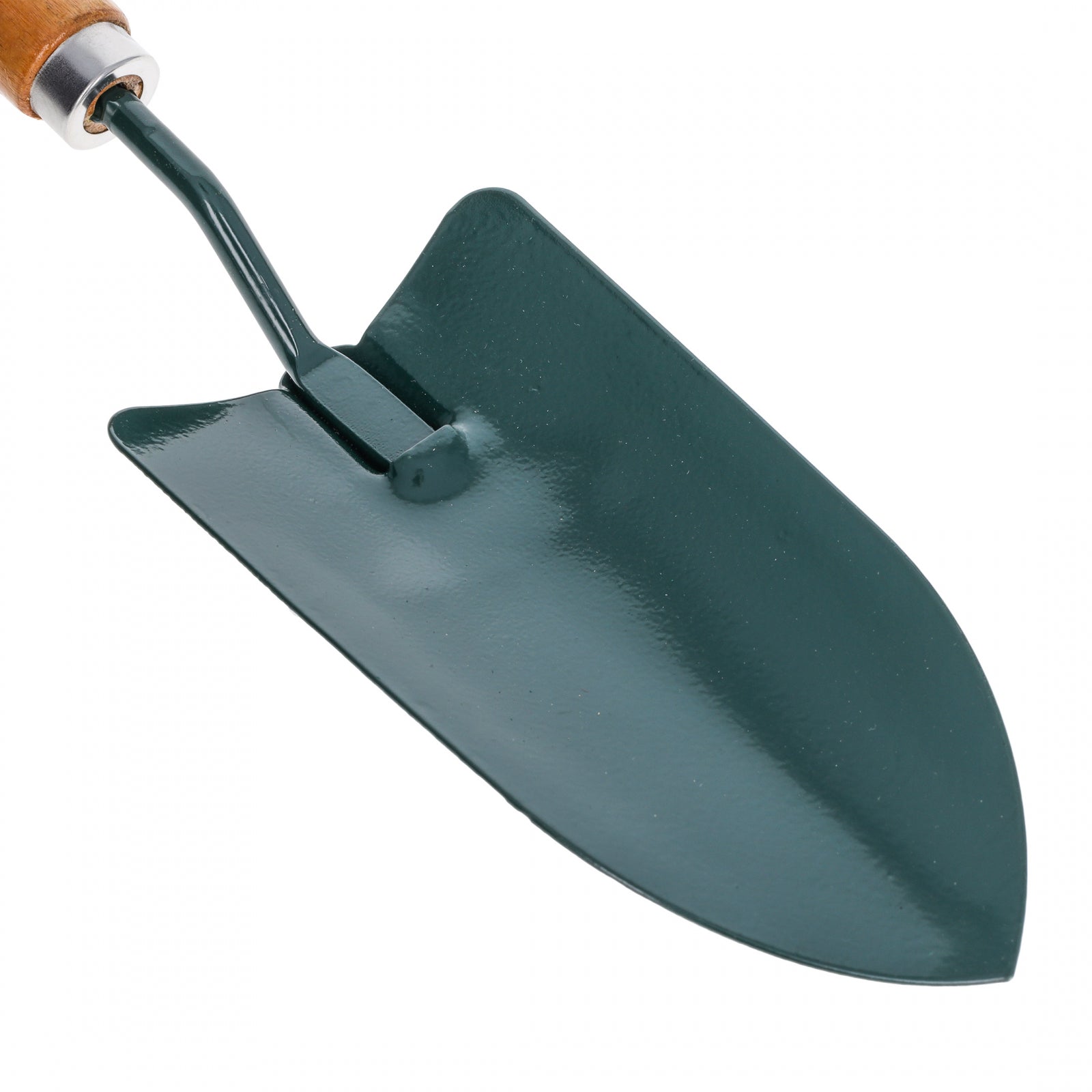 ToolTreaux Wooden Steel Handheld Garden Round Point Shovel Tool 14 Inch