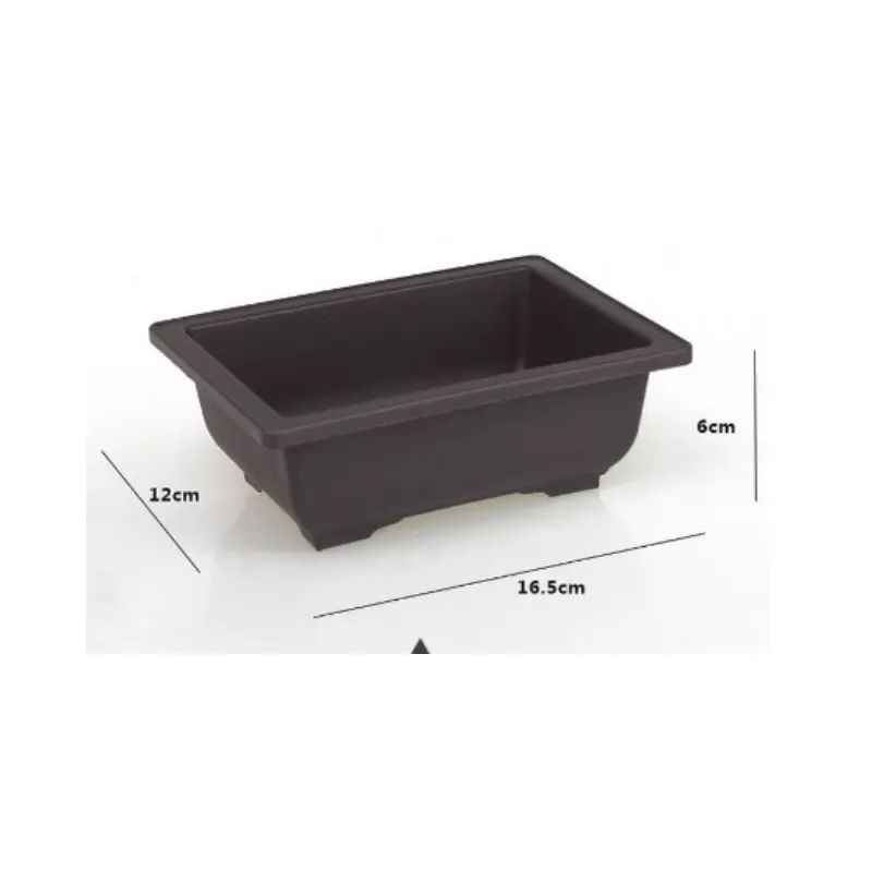 garden supplies flower square pot large size outdoor rectangular flower pot planter