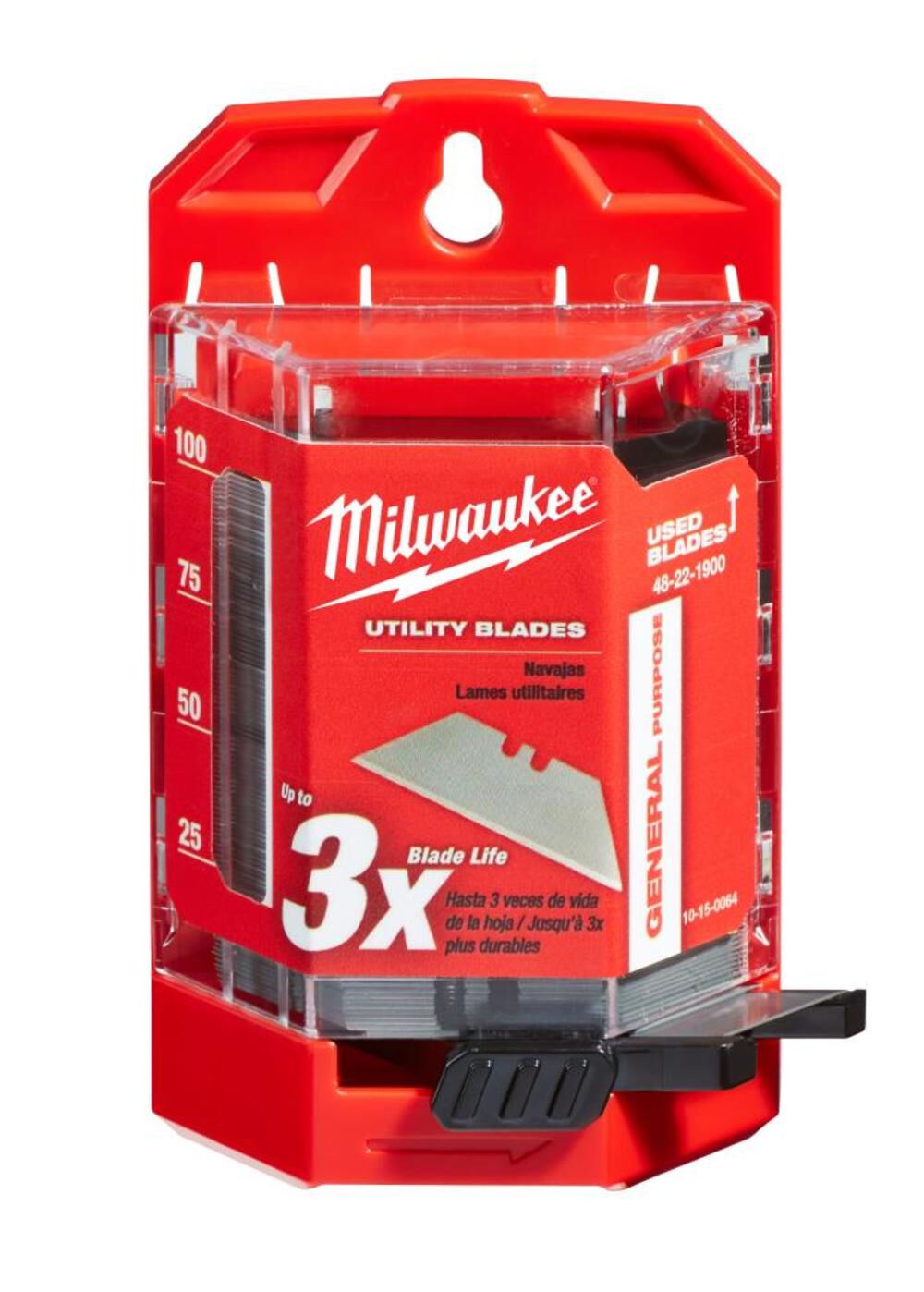 Milwaukee 100-Piece General Purpose Utility Blades with Dispenser 48-22-1900 from Milwaukee