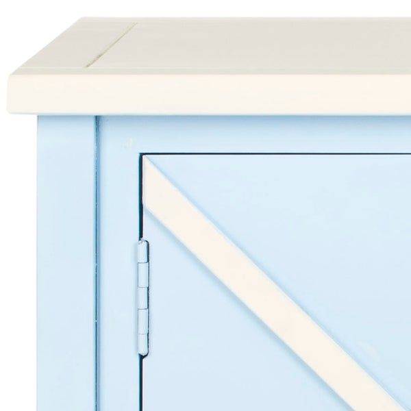 SAFAVIEH Polly Light Blue/ White Sideboard - 0 - 29