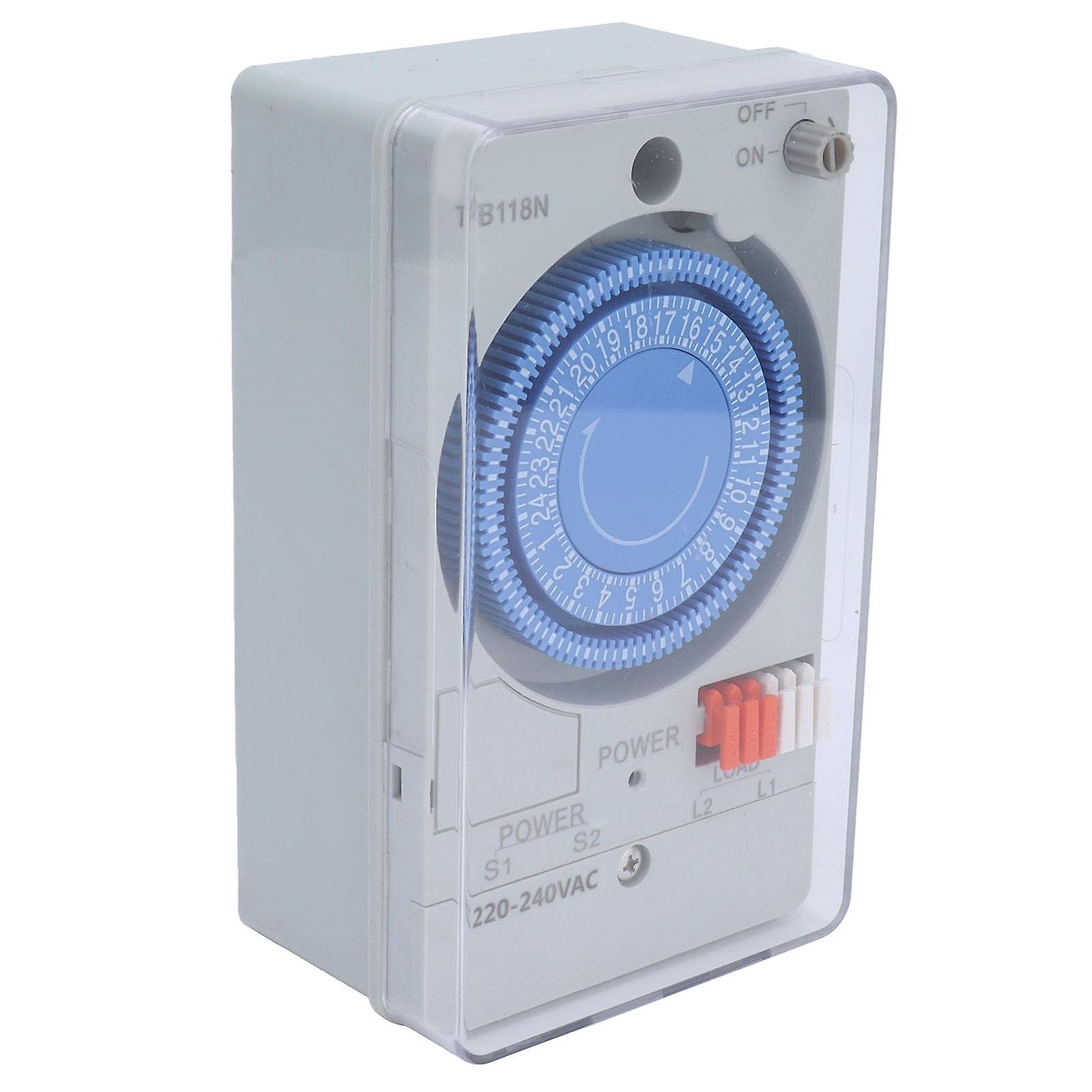 Mechanical Timer Automatic 24 Hours Low Power Consumption Time Switch for Water Heaters Street Lights 220VAC