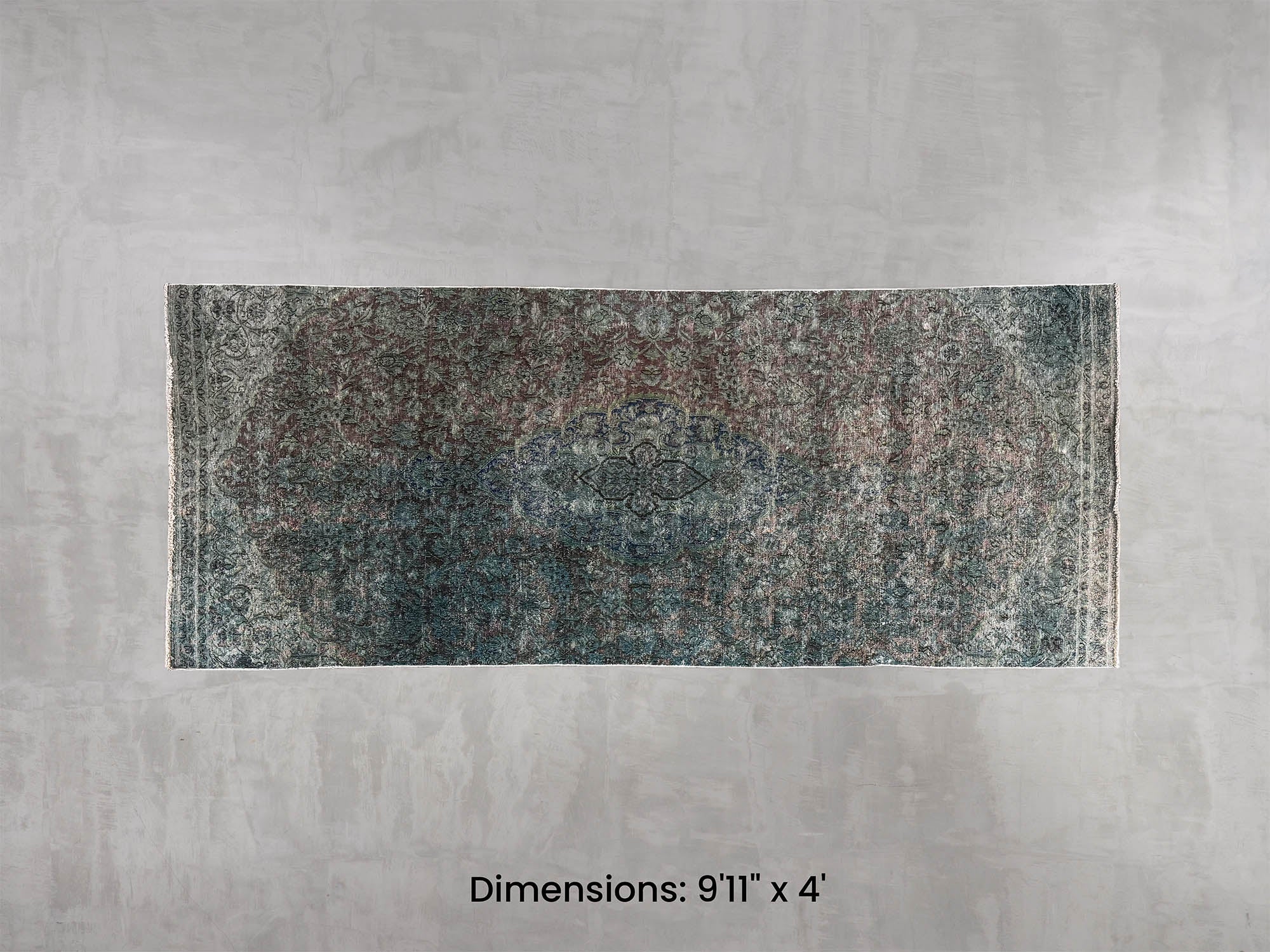 Namaste Rug -  Green 9'11 x 4'