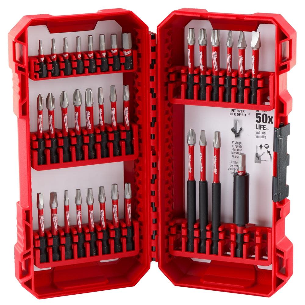 Milwaukee SHOCKWAVE Impact Duty Driver Bit Set 35pc 48-32-4032 from Milwaukee