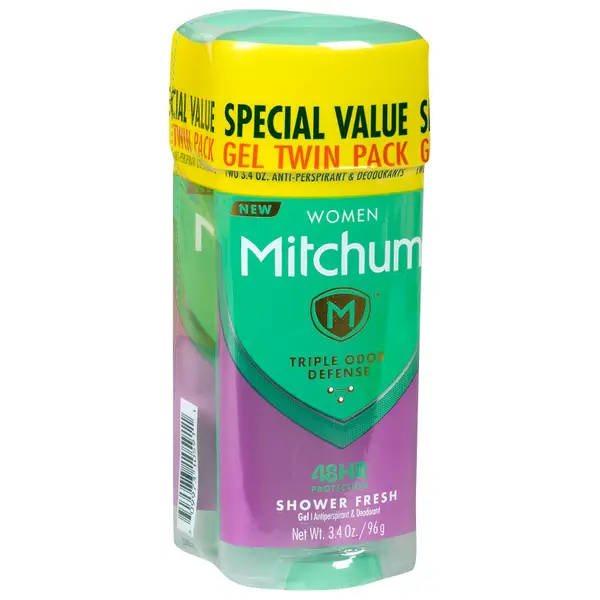 Mitchum 6.8 oz Women's Shower Fresh Gel Deodorant 2-Pack