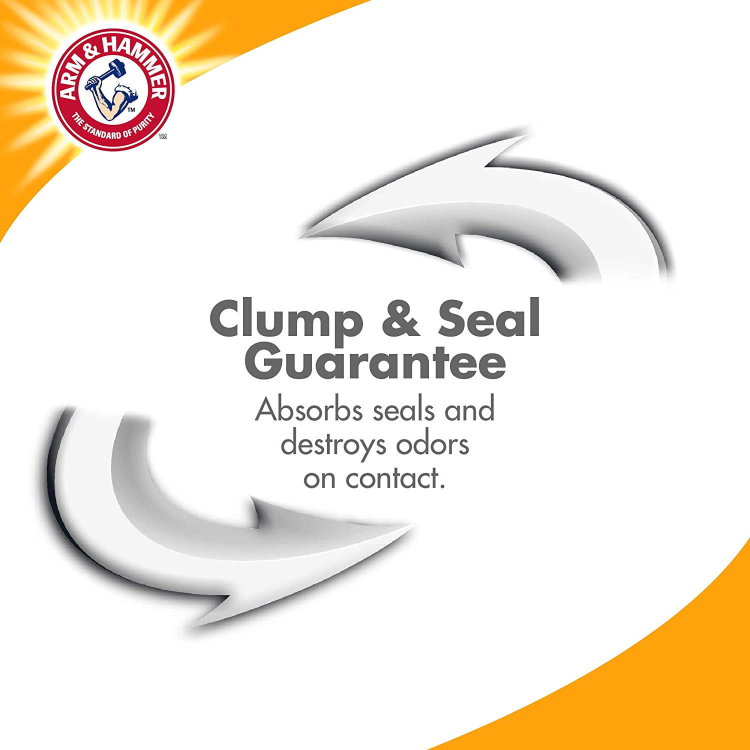 ARM and HAMMER Clump and Seal Platinum Clumping Cat Litter， Multi-Cat， 27.5lb