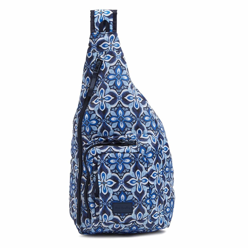 Vera Bradley  Sling Backpack in Raindrop Medallion