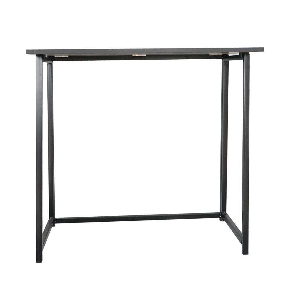 Karl home Collapsible 31.5 in. H W Retangular Black Computer Desk 941228129909