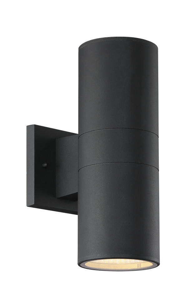 Pillar 1 Light Outdoor Wall Mount In Textured Matte Black (ZA2120 TB LED)   Modern   Outdoor Wall Lights And Sconces   by We Got Lites  Houzz