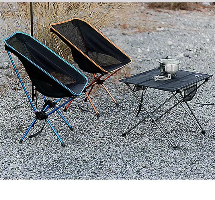 Outdoor 7075 aluminum  lightweight camping chair outdoorlight weight camp tourist chair