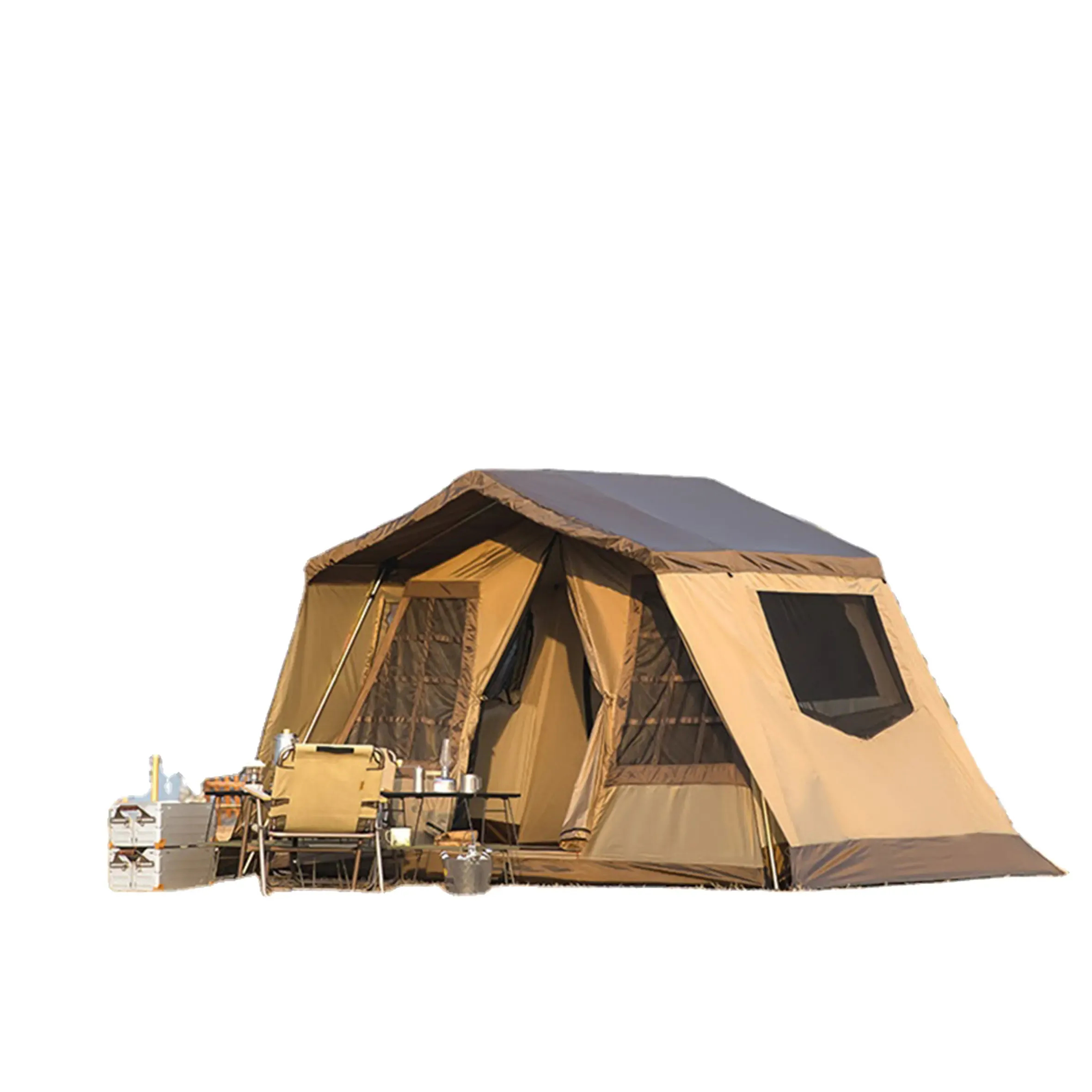 New Design Outdoor Hiking Portable Sun Protection Waterproof Sun Protection Waterproof Rainproof Inflatable Camping tents for Mo