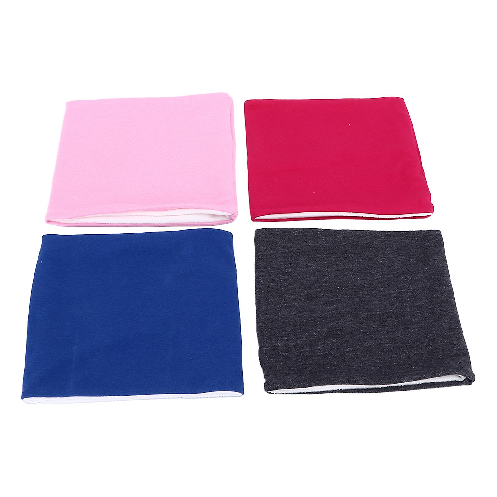 4 Pcs Kids Neck Warmer Fashion Cotton Keep Warm Candy Color Double Layer Neck Gaiter For Kids