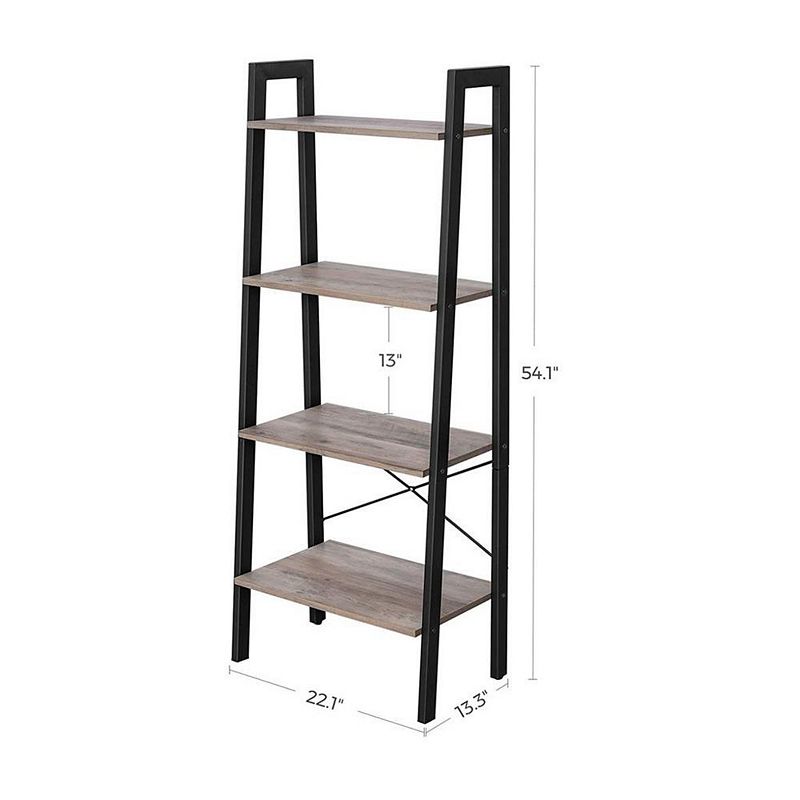 BreeBe 4 Tiers Standing Bookcase