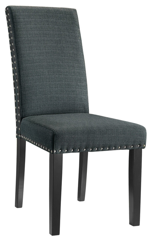 Modern Contemporary Dining Fabric Side Chair  Beige Fabric   Transitional   Dining Chairs   by House Bound  Houzz