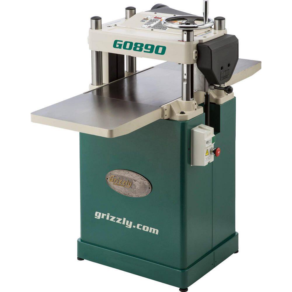 Grizzly Industrial 15 in. 3 HP Fixed-Table Planer G0890