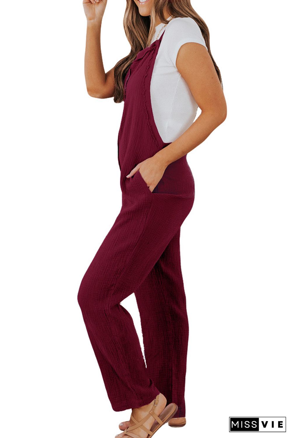 Love For A Lifetime Pocket One Piece Jumpsuits