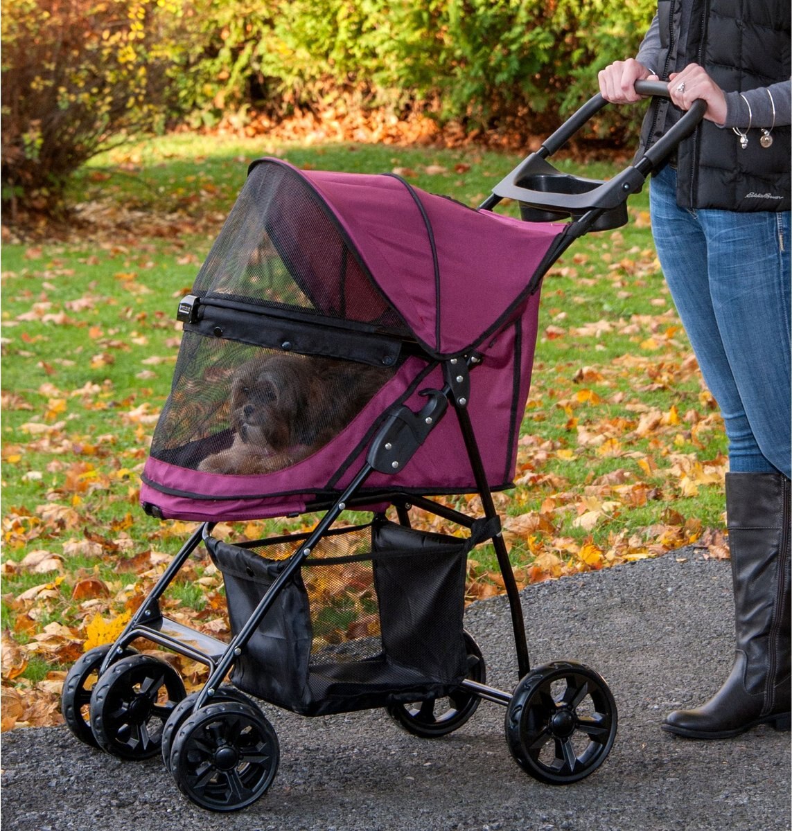 Pet Gear Happy Trails Lite No-Zip Pet Stroller