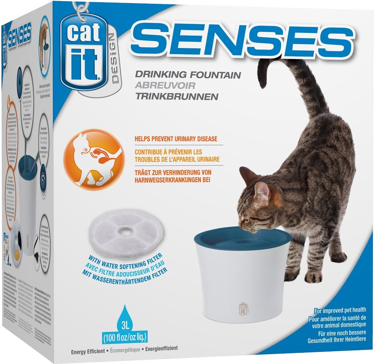 Catit Design Senses Plastic Drinking Fountain