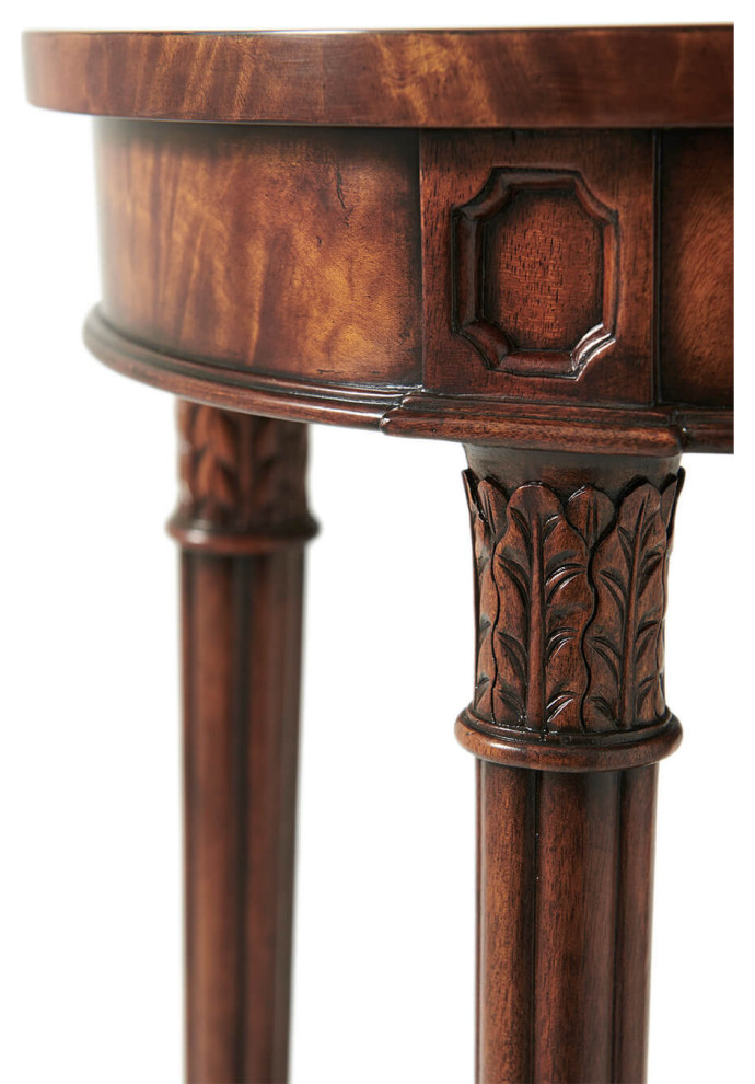 Regency Oval Mahogany Side Table   Traditional   Side Tables And End Tables   by English Georgian America  Houzz