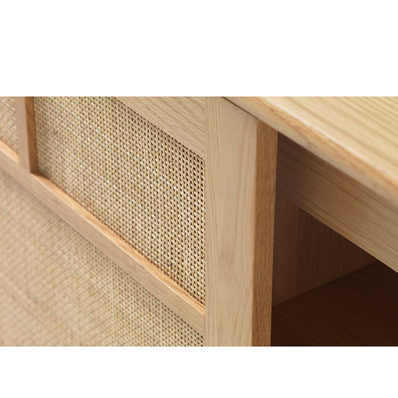 BARRALI Sideboard Buffet 180cm -  Natural & Rattan