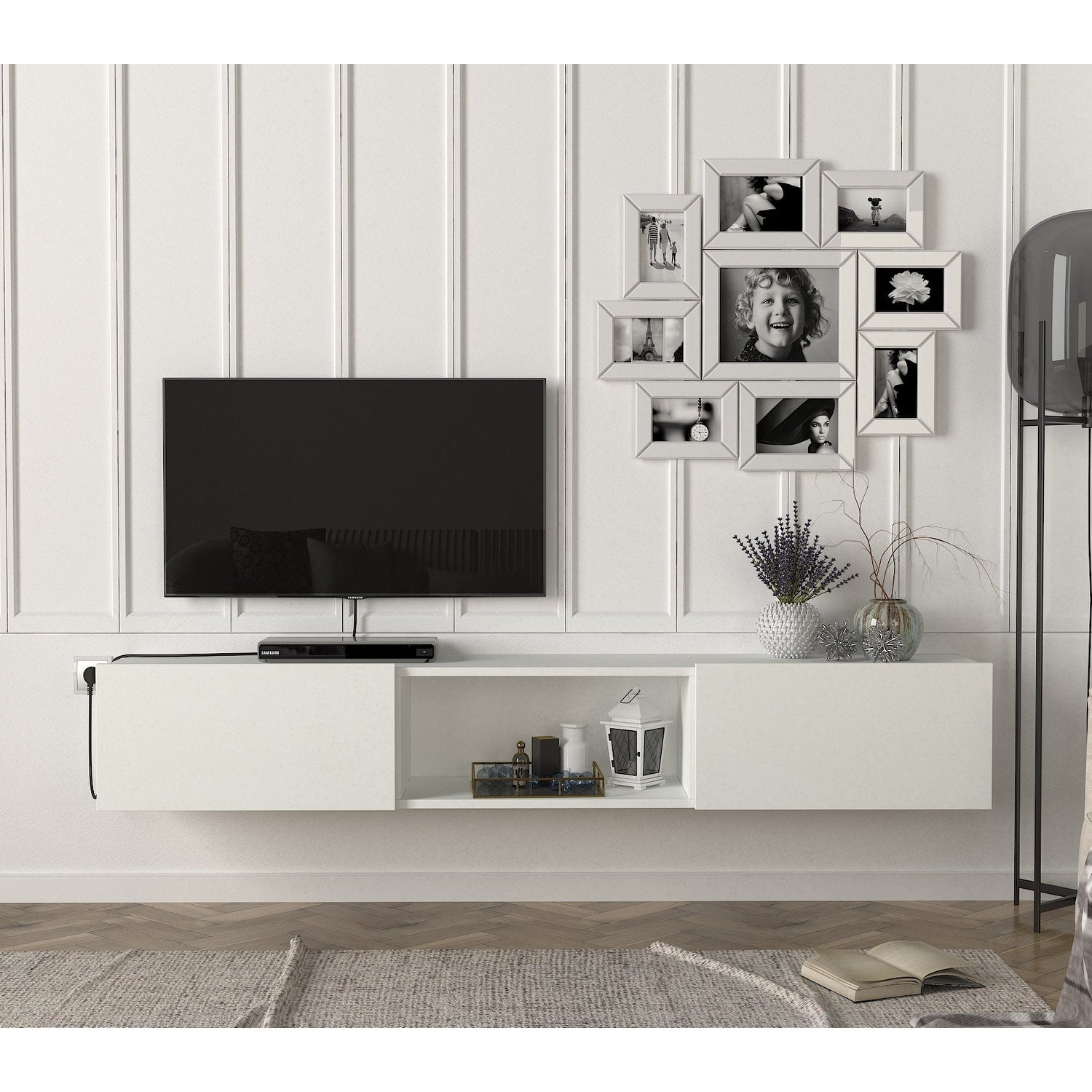 Hilly Wall - Mounted Modern Floating 71