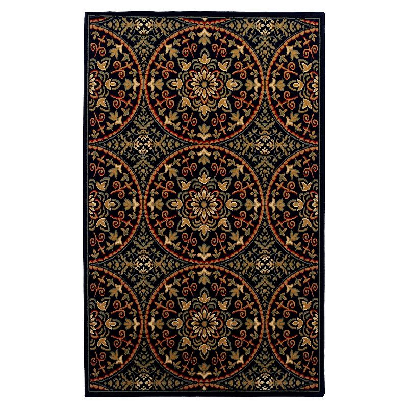 Superior Fancy Medallion Traditional Indoor Area Rug