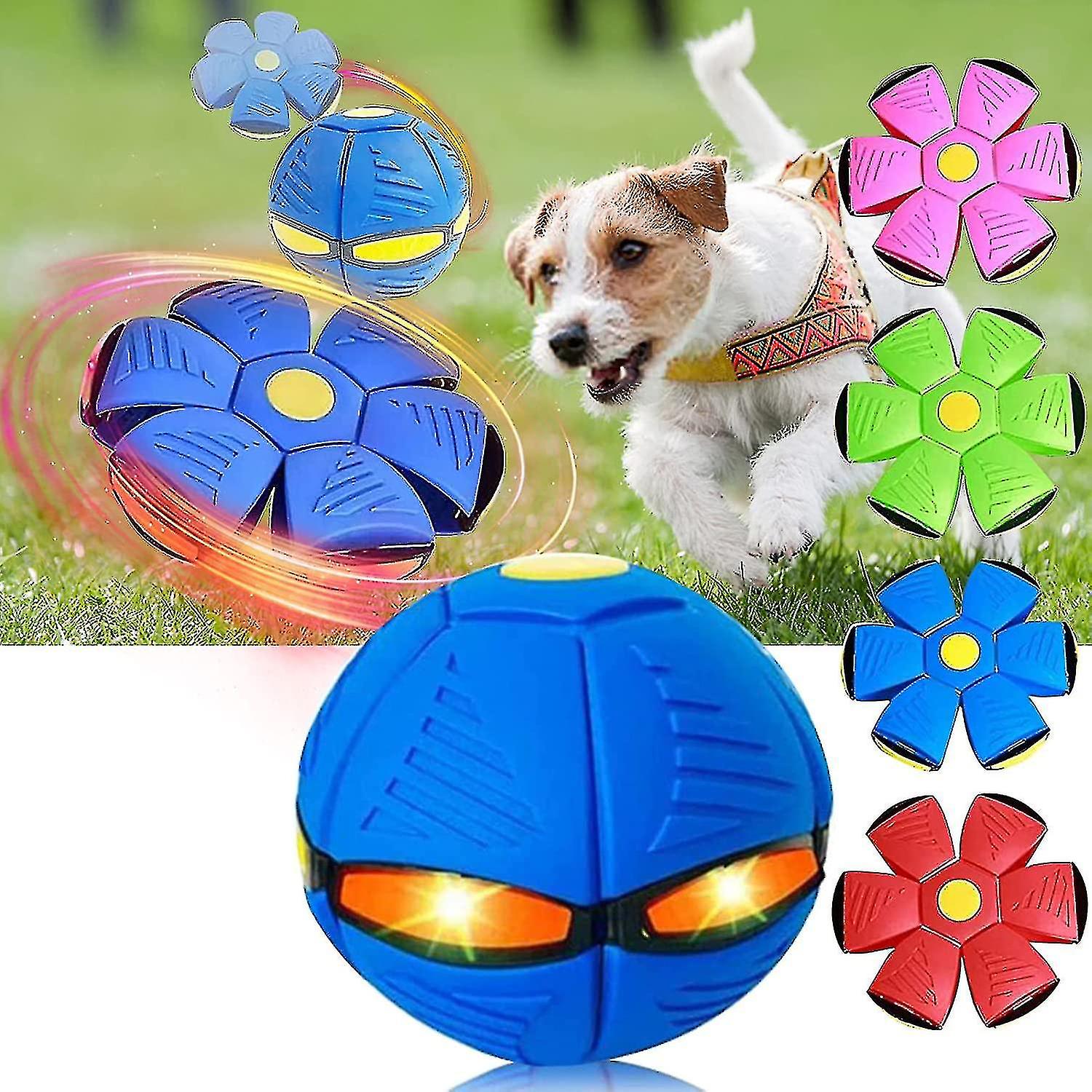 2023 New Pet Toy Flying Saucer Ball， Flying Saucer Ball Dog Toy， Pet Toy Flying Saucer， Flying Saucer Dog Toy Ball For Dogs