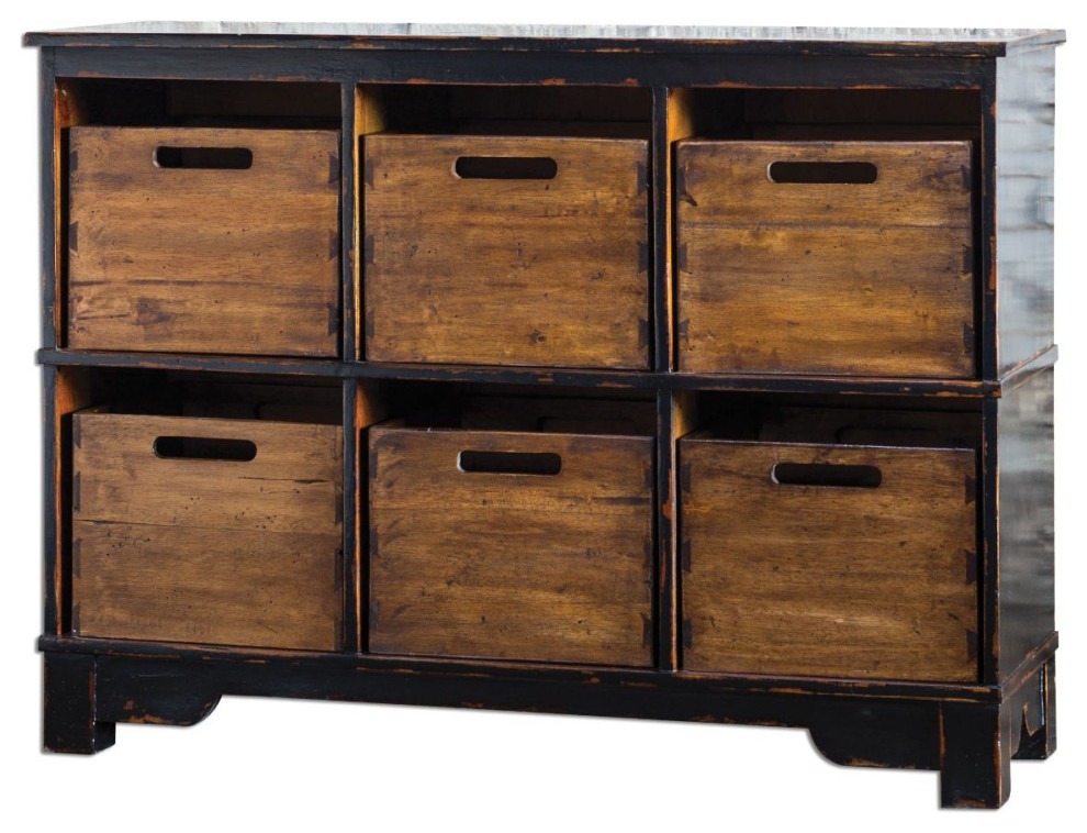 Uttermost Ardusin Hobby Cupboard   Farmhouse   Accent Chests And Cabinets   by HedgeApple  Houzz