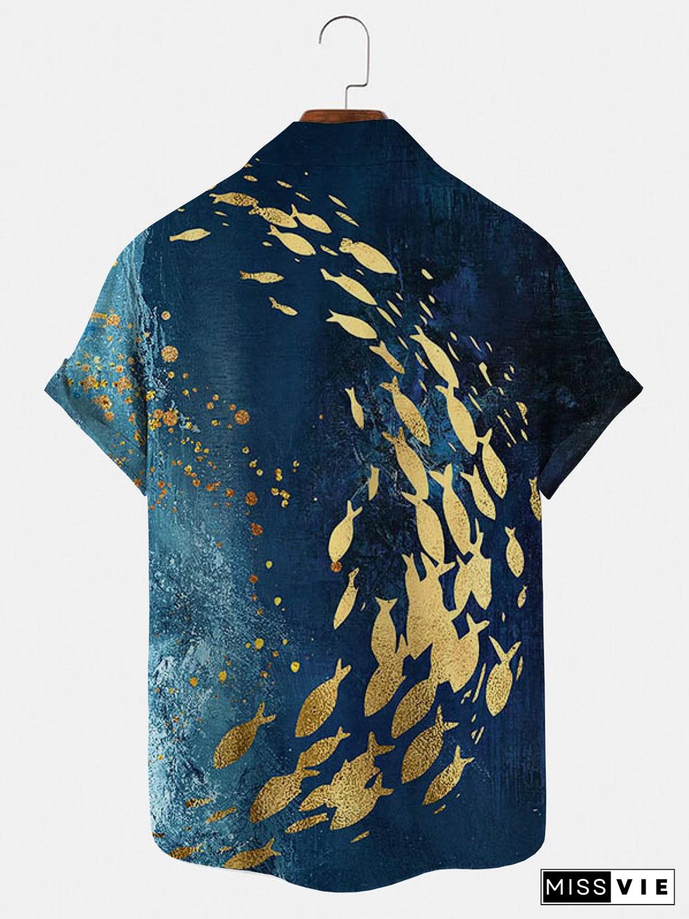 Fish Men's Shirts With Pocket