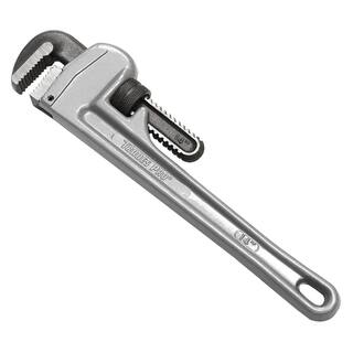 TradesPro 14 in. Aluminum Pipe Wrench 836159