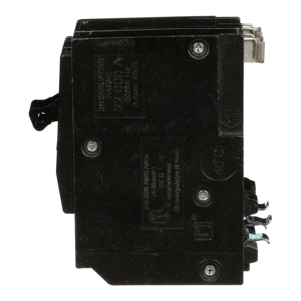 Square D QO 80 Amp 22kA 2-Pole Plug-In Circuit Breaker QO280VH