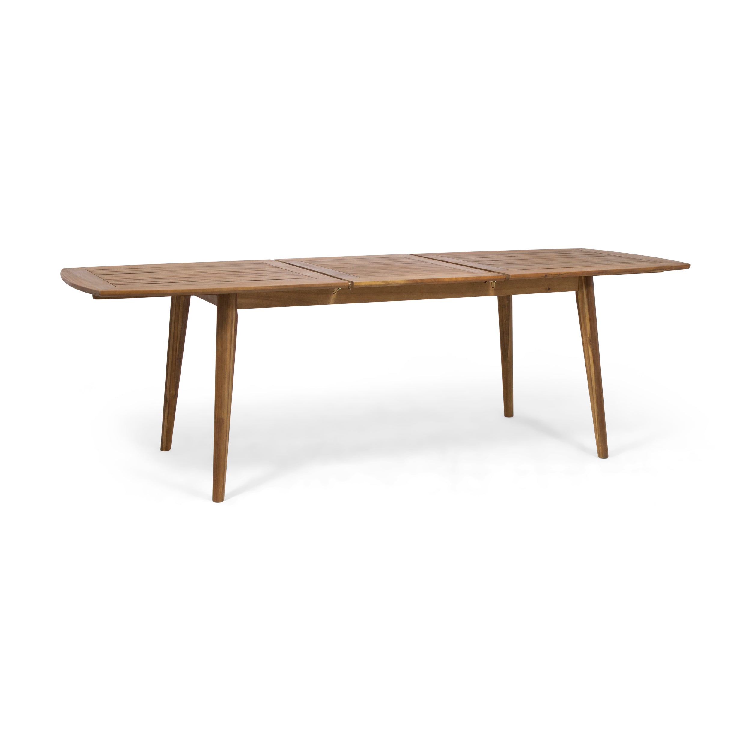 Stanford Outdoor Acacia Wood Expandable Dining Table