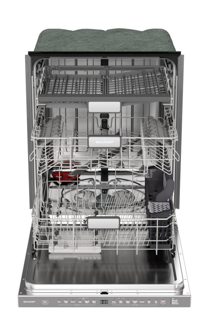 Sharp SDW6767HS Sharp 24 In. Slide-In Smart Dishwasher