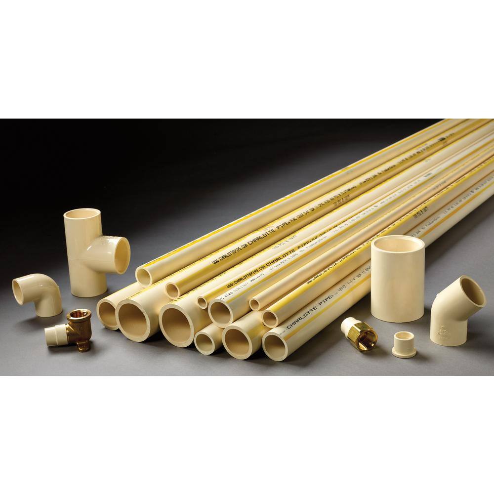 Charlotte Pipe 34 in. x 10 ft. CPVC SDR11 Flowguard Gold Pipe CTS 12007  0600