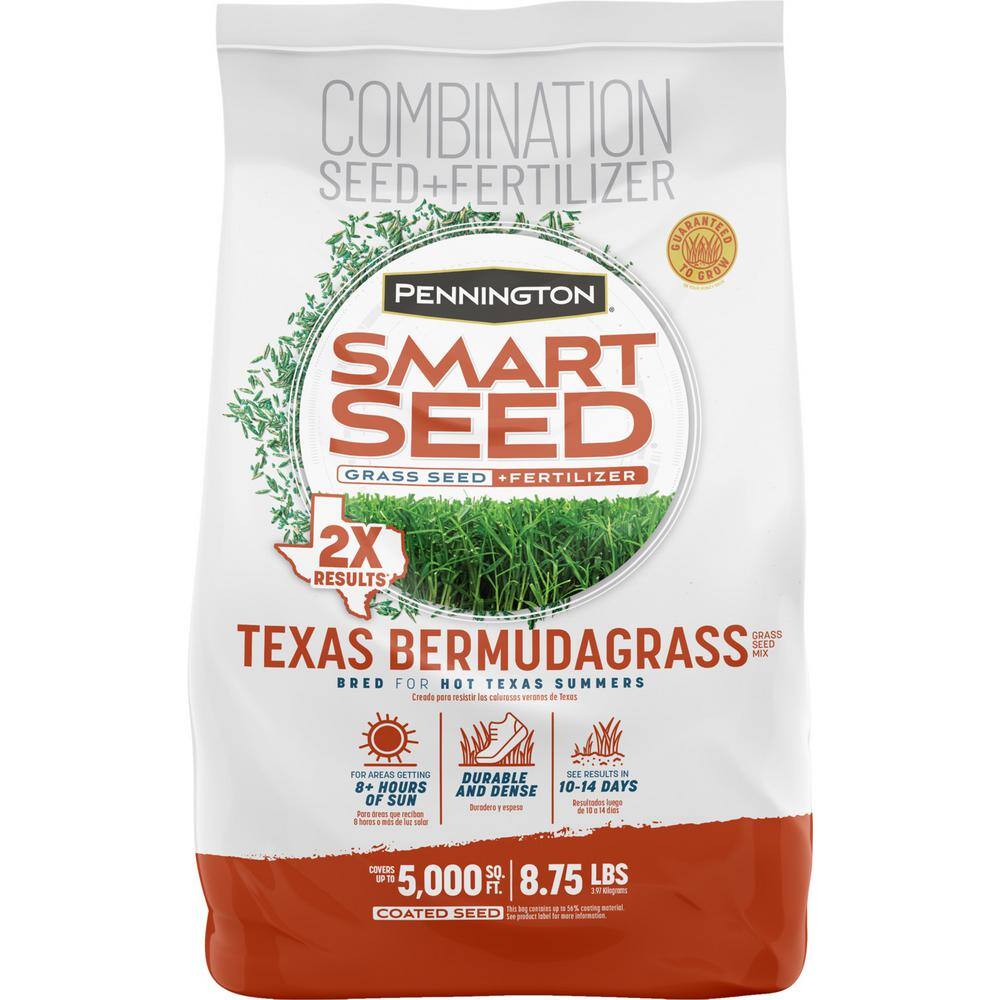 Pennington Smart Seed 8.75 lbs. Texas Bermudagrass Grass Seed and Fertilizer 100543737